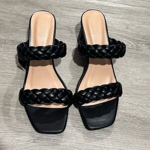 Braided Black Women's Sandals